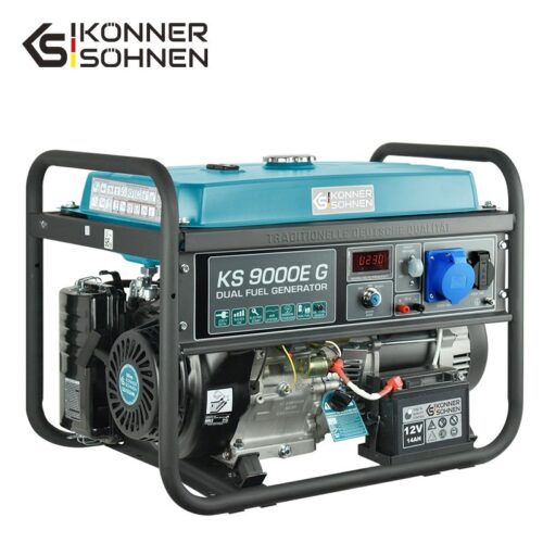 Генератор - бензин/газ LPG, 6000W, 230V / KS 9000E G / 2