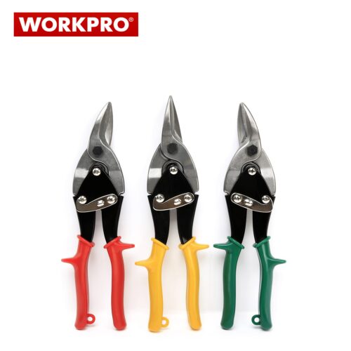 Комплект Ножици за ламарина 3 части / Workpro W000401 / 1