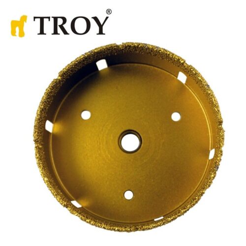 Диамантена боркорона за ъглошлайф 80 мм, М14 / Troy 27450-80mm / 3