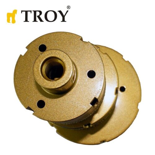 Диамантена боркорона за ъглошлайф 80 мм, М14 / Troy 27450-80mm / 4