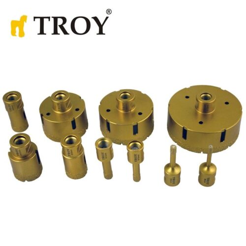 Диамантена боркорона за ъглошлайф 80 мм, М14 / Troy 27450-80mm / 6