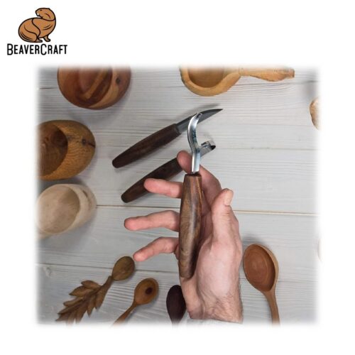 Kомплект ножове и длета за дърворезба 5 части / BeaverCraft S14X / 6