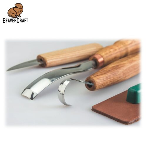 Комплект ножове за изработка на лъжици / BeaverCraft S47 / 5
