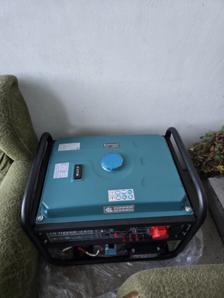 Трифазен/Монофазен Бензинов Генератор за ток с ATS, 8000W / KS 10000E-3 ATS / 8