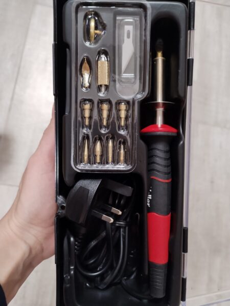 Пирограф / Комплект за гравиране на дърво 25W / Weller WLIWBK2523G / 15 части 6
