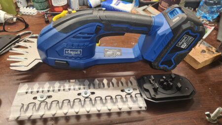 Акумулаторна ножица за трева и храсти Scheppach IXES C-HTGS200-X / 5912205900 / 9