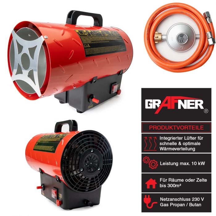 Газов калорифер 10 kW Grafner GH11036 / HEU 22604 / 1