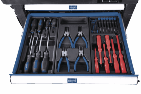 Количка за инструменти, 263 части Scheppach TW1000 / 5909304900 / 14