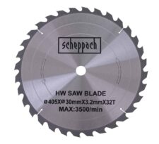 Диск за циркуляр диаметър 405 x 30 x 3.2 x 2.2 мм / Z 32 / Scheppach 3905103702 /