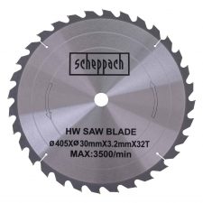 Диск за циркуляр диаметър 405 x 30 x 3.2 x 2.2 мм / Z 32 / Scheppach 3905103702 /