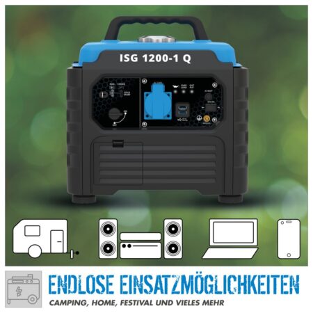 Инверторен генератор за ток 1200W GUDE ISG 1200-1 Q / 40715 / 4