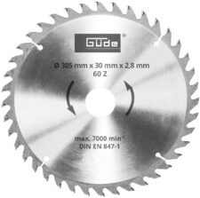 Диск за циркуляр 305x30x60Z / GUDE 55265 /