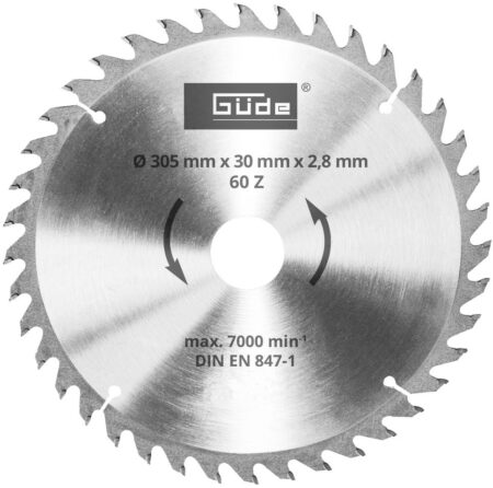 Диск за циркуляр 305x30x60Z / GUDE 55265 / 1