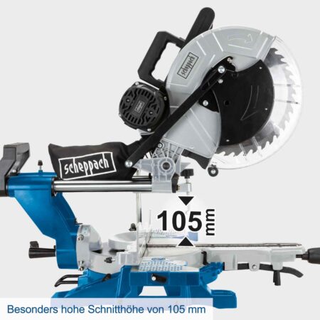 Потапящ циркуляр с изтегляне 305мм. Scheppach HM140L / 5901218901 / 10