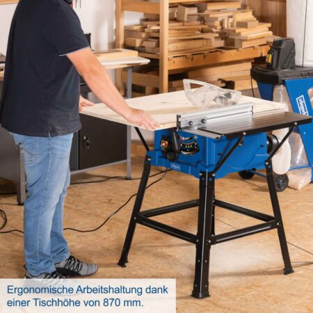 Стационарен циркуляр 2000W, 254мм, Scheppach HS110 / 5901312901 / 6