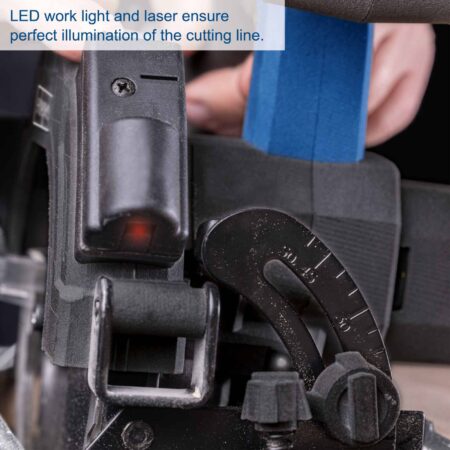 Акумулаторен Ръчен Циркуляр 165мм, 20V, Scheppach IXES C-HCS165-X / 5901815900 / 5