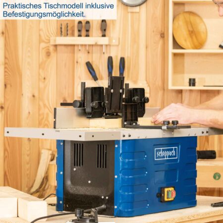 Настолна фреза 1500 W Scheppach HF60 / 5902106901 / 3