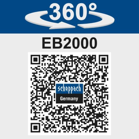 Моторен свредел за дупки в земята Scheppach EB2000 / 5904704903 / 13