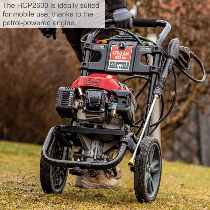 Бензинова водоструйка 200 бара Scheppach HCP2600 / 5907701903 / 6
