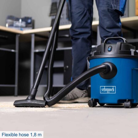 Прахосмукачка за сухо и мокро почистване, 1200W, Scheppach NTS16 / 5907722901 / 10