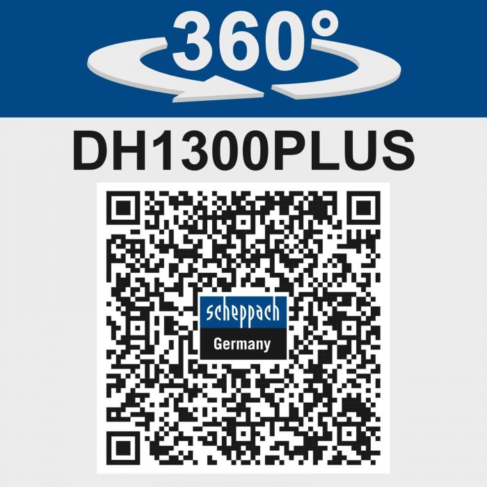 Перфоратор 5J 1250W Scheppach DH 1300 PLUS / 5907902901 / 6