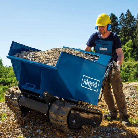 Бензинов верижен дъмпер самосвал 500kg, 6.5HP / Scheppach DP5000 / 8