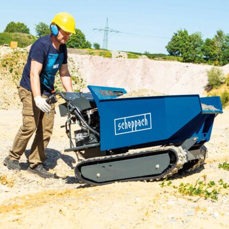 Бензинов верижен дъмпер самосвал 500kg, 6.5HP / Scheppach DP5000 / 9