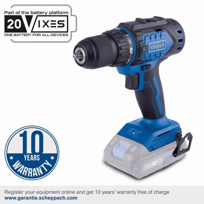 Акумулаторен Безчетков Винтоверт 20V Scheppach IXES BC-DD60-X / 5909239900 / 1