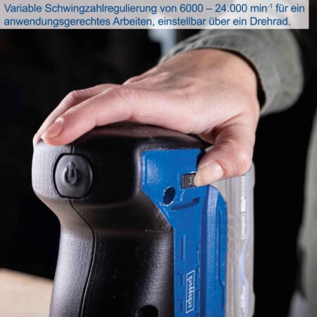 Безчетков Акумулаторен Ексцентър шлайф 20V Scheppach IXES C-OBS125-X / 5909240900 / 5