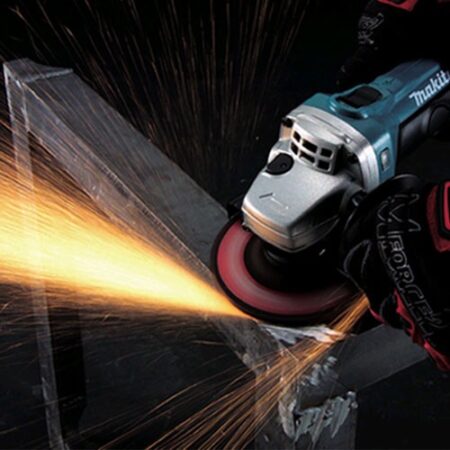 Акумулаторен ъглошлайф / Makita BGA452RFE / 18 V 4