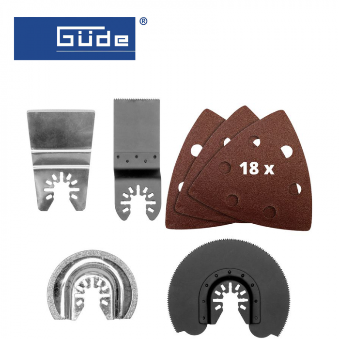 Акумулаторен Мултифункционален виброшлайф GUDE MW 18-201-30K / 58516 / 4