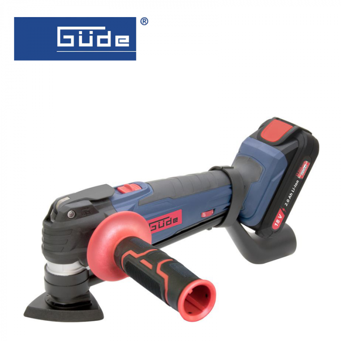 Акумулаторен Мултифункционален виброшлайф GUDE MW 18-201-30K / 58516 / 1