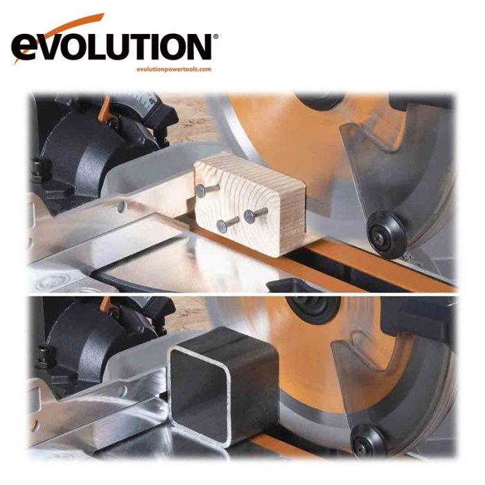 Акумулаторен потапящ циркуляр с изтегляне 185мм, 18V, Evolution R185SMS-Li / 064-0001B / 2