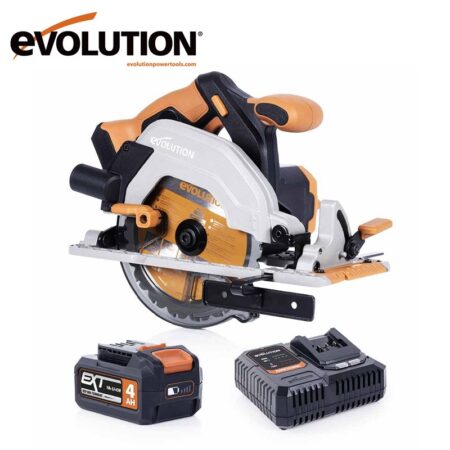 Акумулаторен ръчен циркуляр, 165мм, 18V Evolution R165CCS-Li / 066-0001B / 1