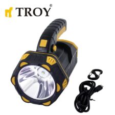 Акумулаторен ръчен фенер и лампа / Troy 28057 /