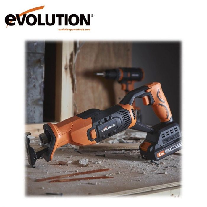 Акумулаторен саблен трион 18V Evolution R150RCP-Li / 104-0001B / 6
