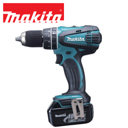 Винтоверт Ударен Акумулаторен 18V, 50 / 36 Nm / MAKITA DHP456RFJ /