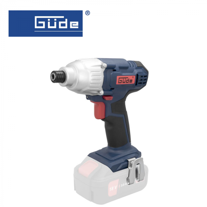 Акумулаторен ударен винтоверт GUDE BSS 18 1/4-0, 18V, 180 Nm / 58505 / 1