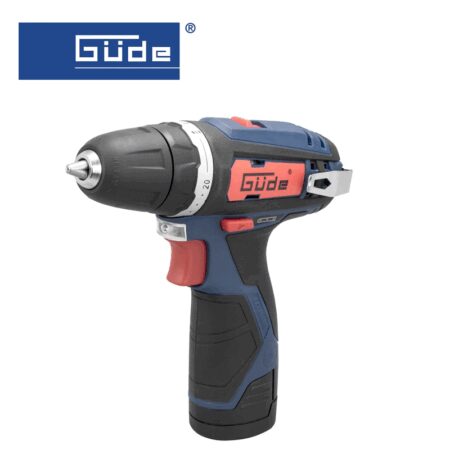 Акумулаторна бормашина - винтоверт, 12V / 2,0Ah, GUDE BS 12-201-20K / 58602 / 4