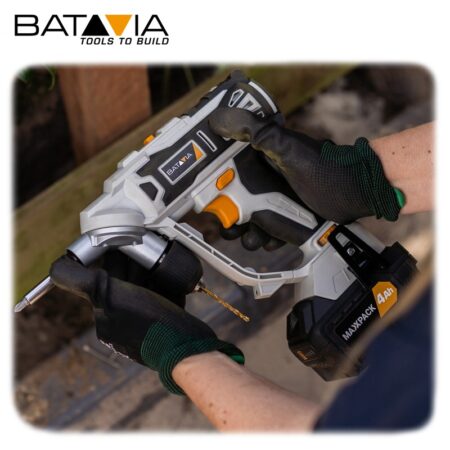 Акумулаторна бормашина и отвертка 2 в 1 Maxxpack 18V / BATAVIA 7063778 / 4