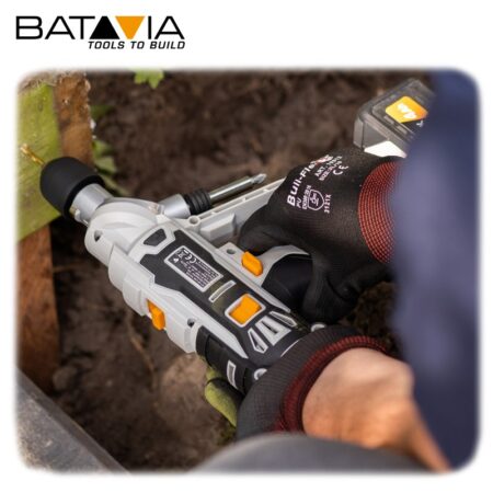 Акумулаторна бормашина и отвертка 2 в 1 Maxxpack 18V / BATAVIA 7063778 / 6