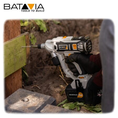 Акумулаторна бормашина и отвертка 2 в 1 Maxxpack 18V / BATAVIA 7063778 / 7