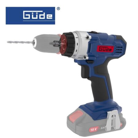 Акумулаторна бормашина 18 V GUDE / 58524 / без батерия и зарядно 2