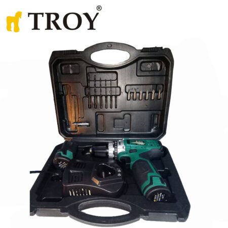 Акумулаторна бормашина / Troy 13122 / 12V, 2 батерии 4