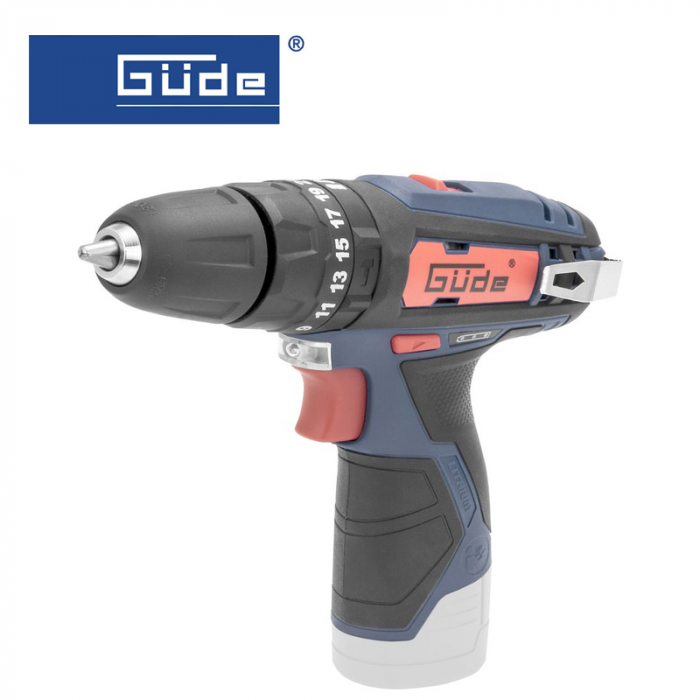 Акумулаторна ударна бормашина - винтоверт GUDE BSB 12-0 / 58604 / 12V / 2,0Ah 1