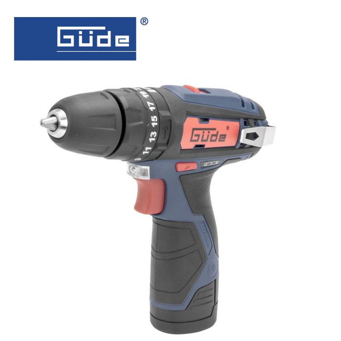 Акумулаторна ударна бормашина - винтоверт GUDE BSB 12-202-20K / 58606 / 2х 12V / 2,0Ah 4