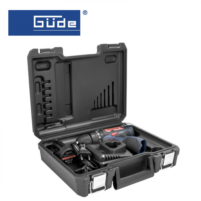 Акумулаторна ударна бормашина - винтоверт GUDE BSB 12-202-20K / 58606 / 2х 12V / 2,0Ah 5