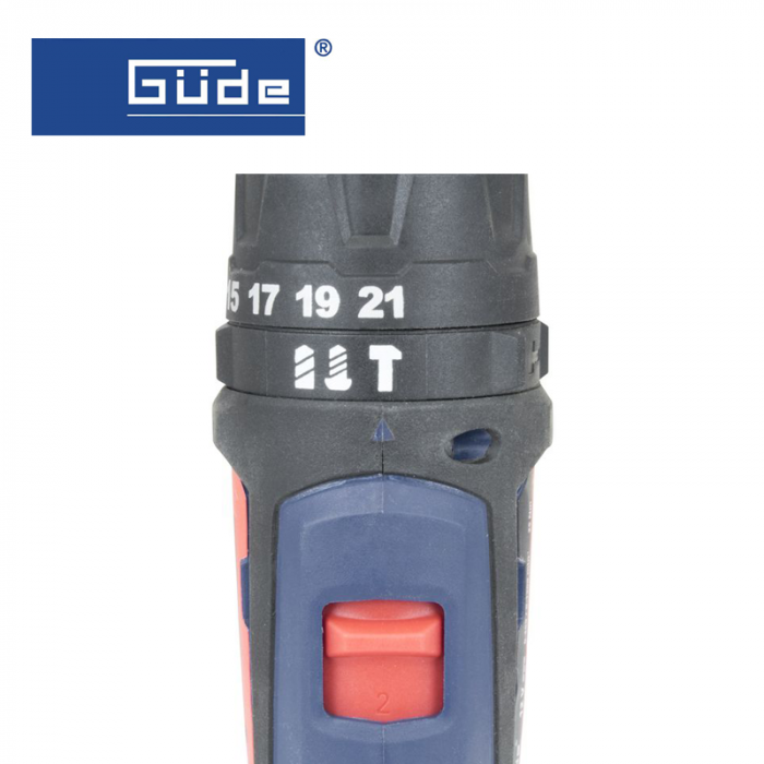 Акумулаторна ударна бормашина - винтоверт GUDE BSB 12-202-20K / 58606 / 2х 12V / 2,0Ah 7
