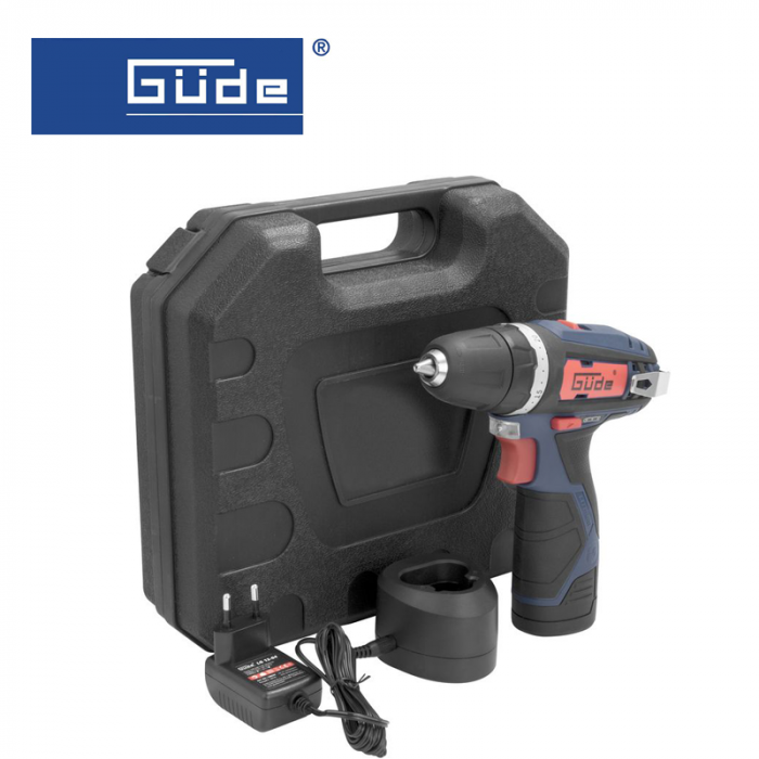 Акумулаторна ударна бормашина - винтоверт GUDE BSB 12-202-20K / 58606 / 2х 12V / 2,0Ah 1