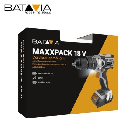 Акумулаторен Винтоверт, 50Nm, 18V, Batavia Maxxpack / 7062722 / - с батерия и зарядно 4